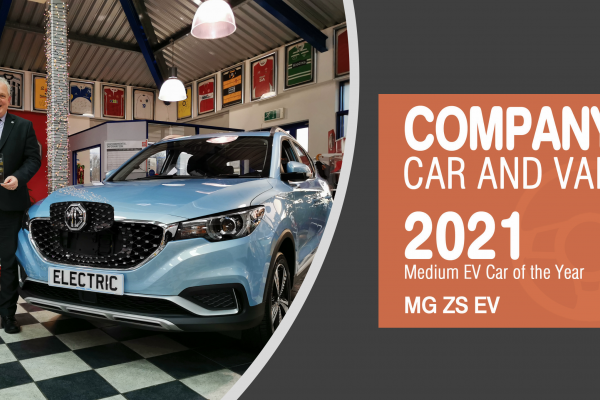 MG ZS EV crowned Medium EV of the Year for second year in succession by Company Car and Van